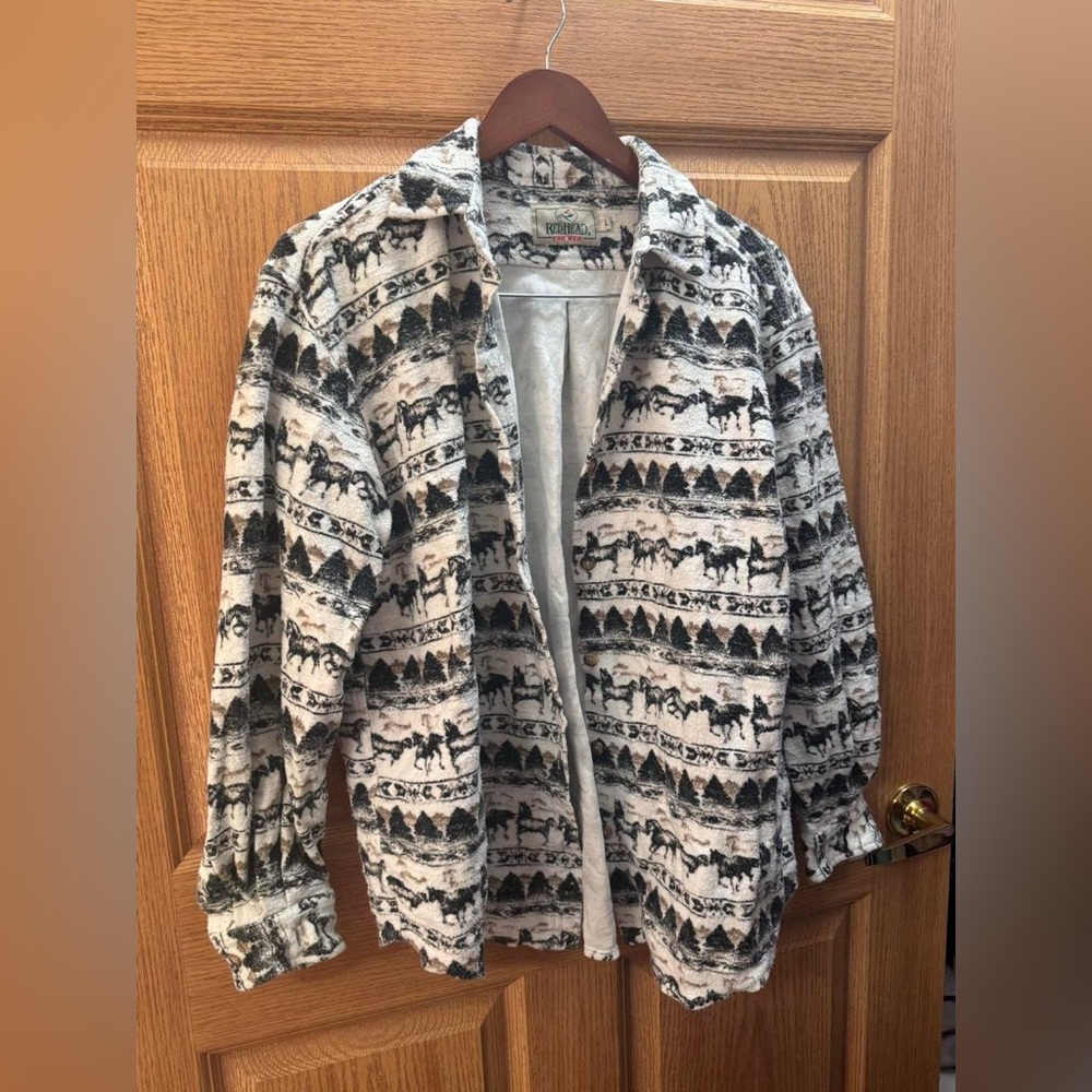 RedHead Black and White Patterned Jacket - image 1